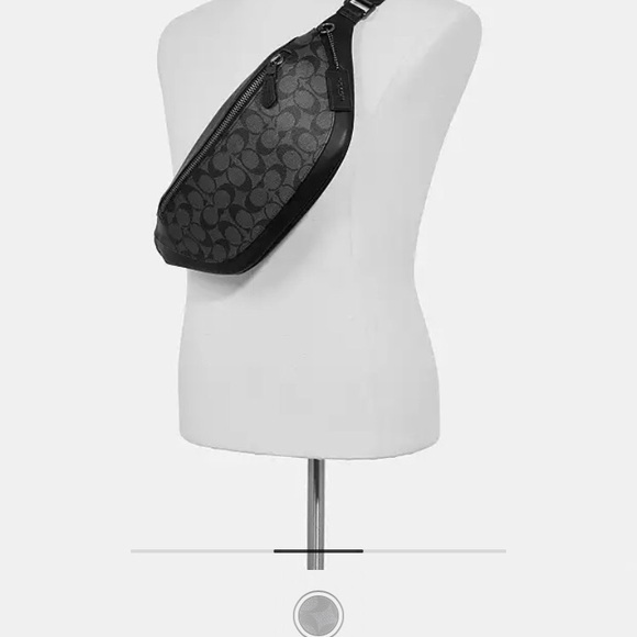 NWT Coach Warren Belt Bag In Signature Canvas - Picture 2 of 4